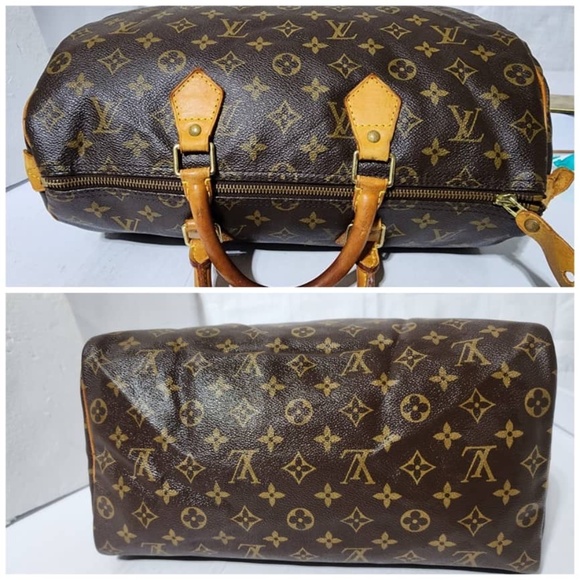Authentic Louis Vuitton Speedy 35 Bag Brown - Picture 5 of 13